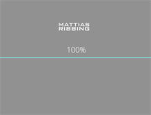 Tablet Screenshot of mattiasribbing.se